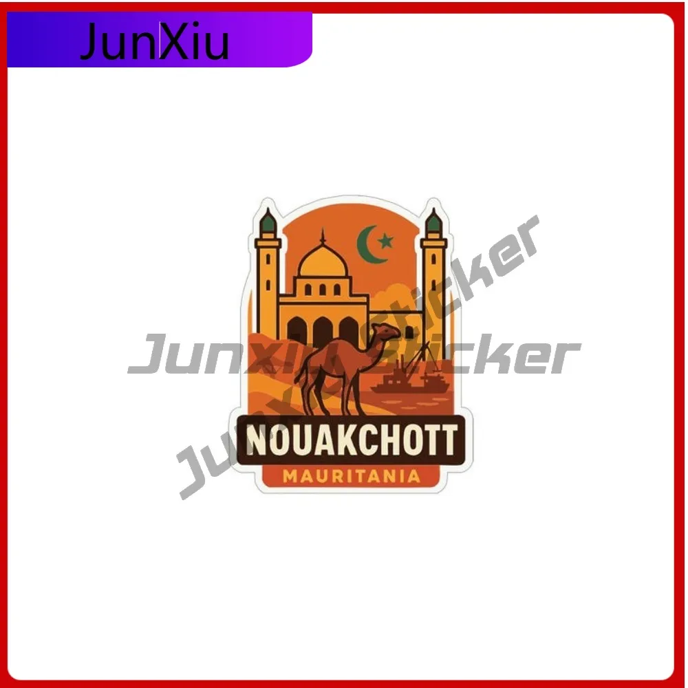

Nouakchott City Mauritania Sticker Waterproof Scratch-proof Laptop Speedboat Rear Windshield Vinyl Decal Rv Decals And Stickers