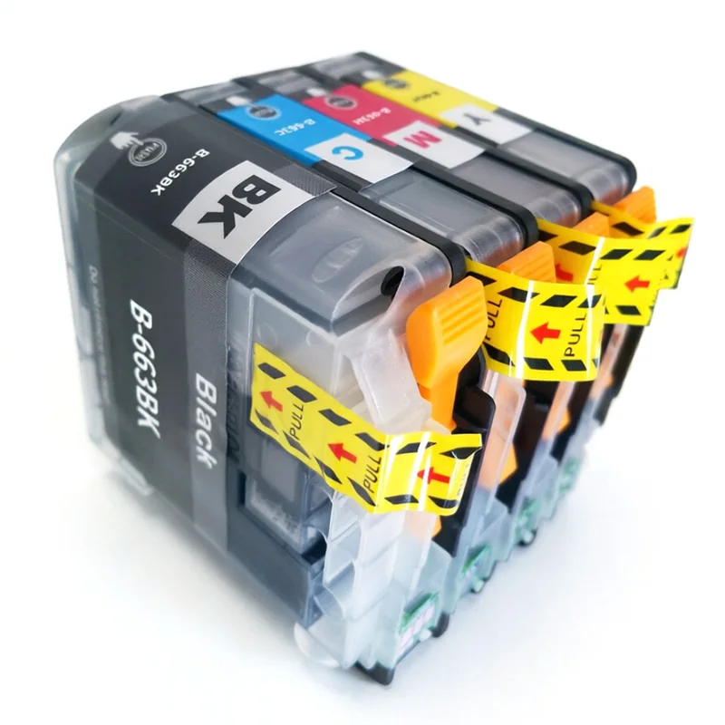 LC663 LC663BK B-LC663 Premium Color Compatible Ink Cartridge For Brother MFC-J2320 MFC-J2720 J2320 J2320 Inkjet Printer