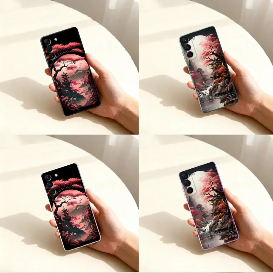 Phone Cover Case for Samsung Galaxy A15 A16 A51 A36 A26 A35 A13 A14 A22 A52 A24 A11 A12 A34 Landscape Art