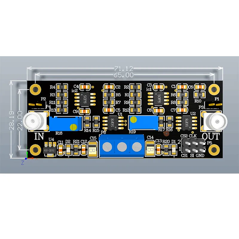 Chemical Precision Program-Controlled Phase Shift Amplifier