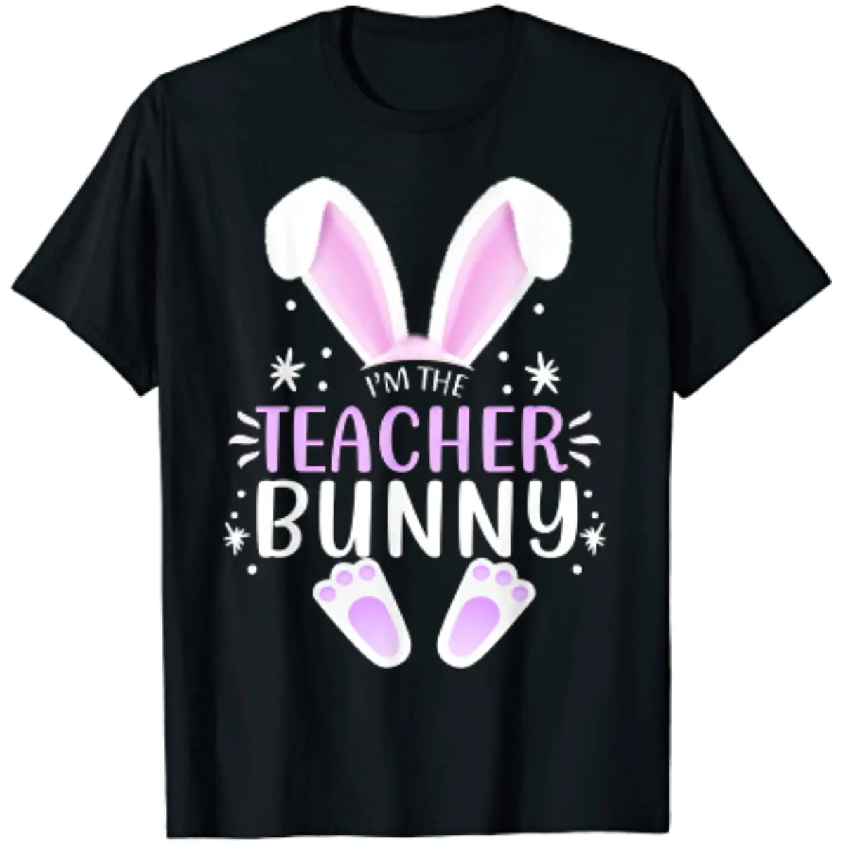 

Teacher Easter Matching Family Party Bunny Face Costume 2022 T-Shirt