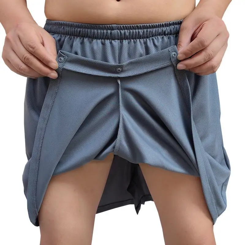 Zomer Lente Heren Rok Shorts Onderkleding Mannelijke Plus Size Casual Slaapshorts Apro Broek