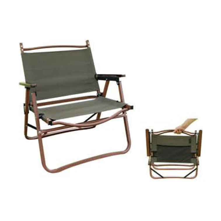 Portable Folding Camping Chair Outdoor Kermit Chair Lightweight for Picnic Beach Fishing Garden
