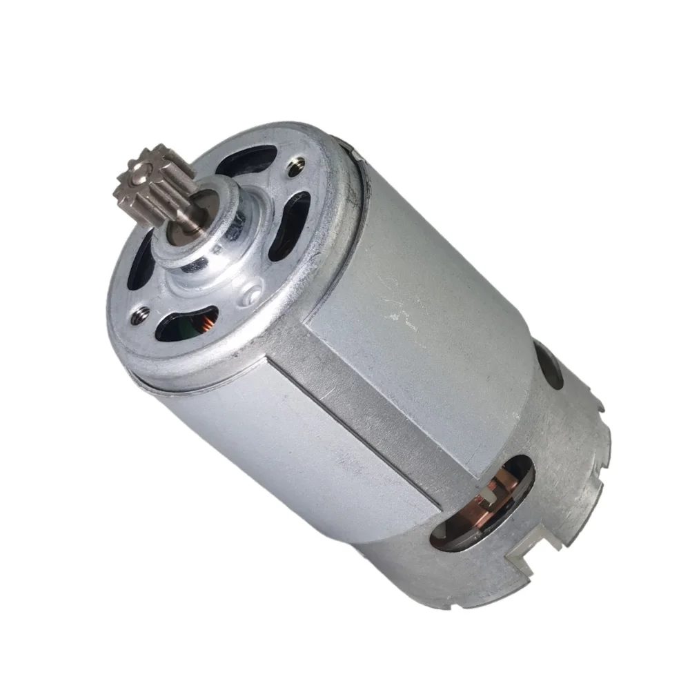 RS550 Drill 11 Teeth 9.6 10.8 12V 14.4 16.8 18V 21V 25 V DC Motor for Screwdriver, High Torque Motor for Power Tools