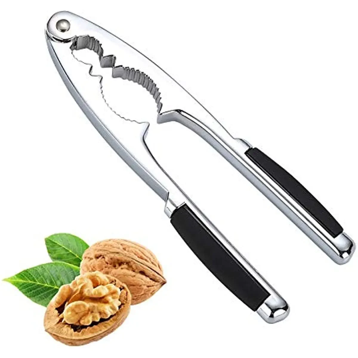 Donuts NutCracker Cracker de nueces Cracker de concha resistente Herramienta de abridor de nueces de nueces de mariscos con mango antideslizante para todas las nueces