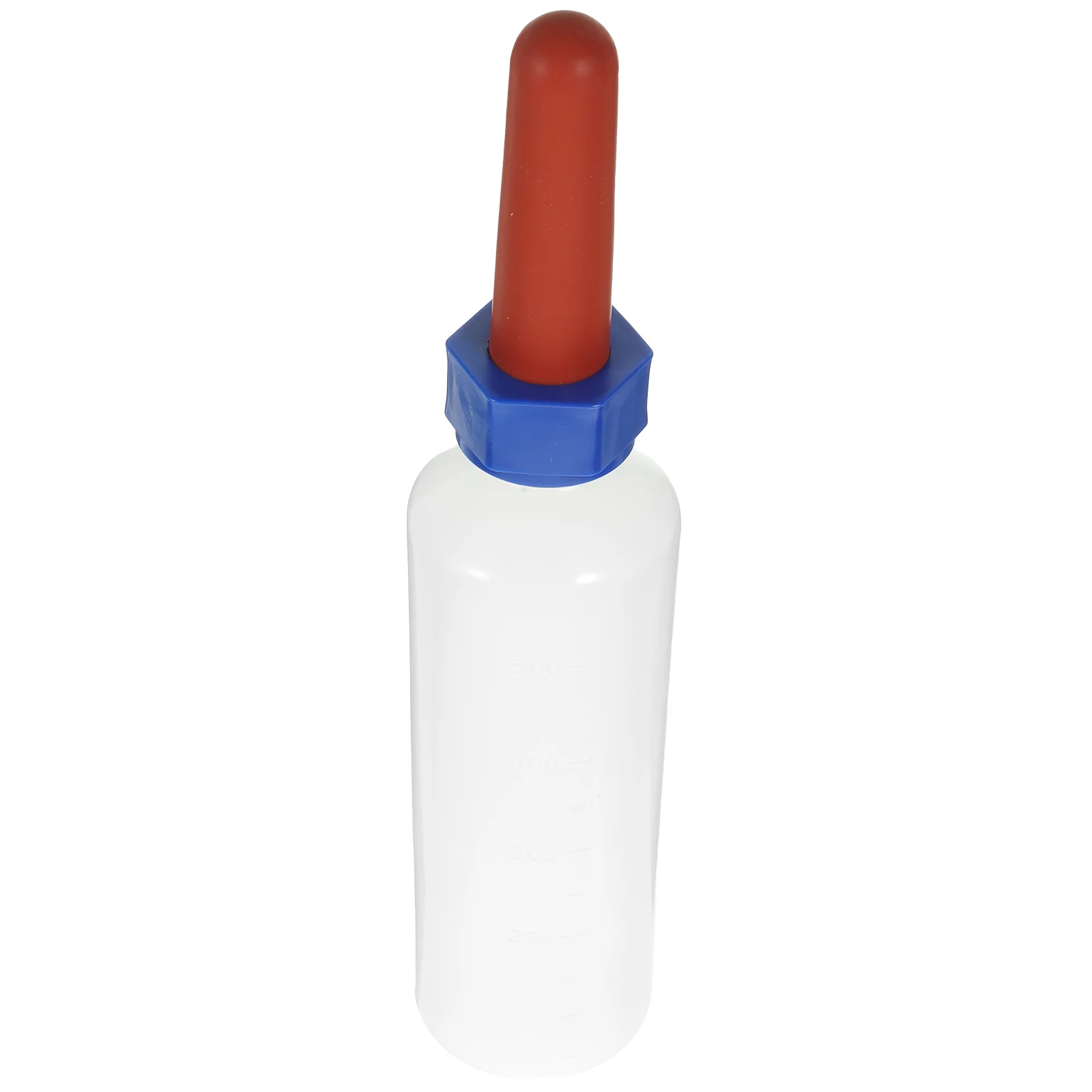

500Ml Sturdy Farm Animal Milk Bottle with Soft Nipple for Calves Lambs Efficient Feeding Solution for Dairy