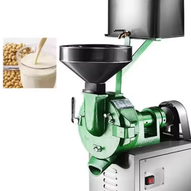 Commercial Peanut Butter Soybean Wet Food Grain Rice Stone Grinder Grinding Mill Machine