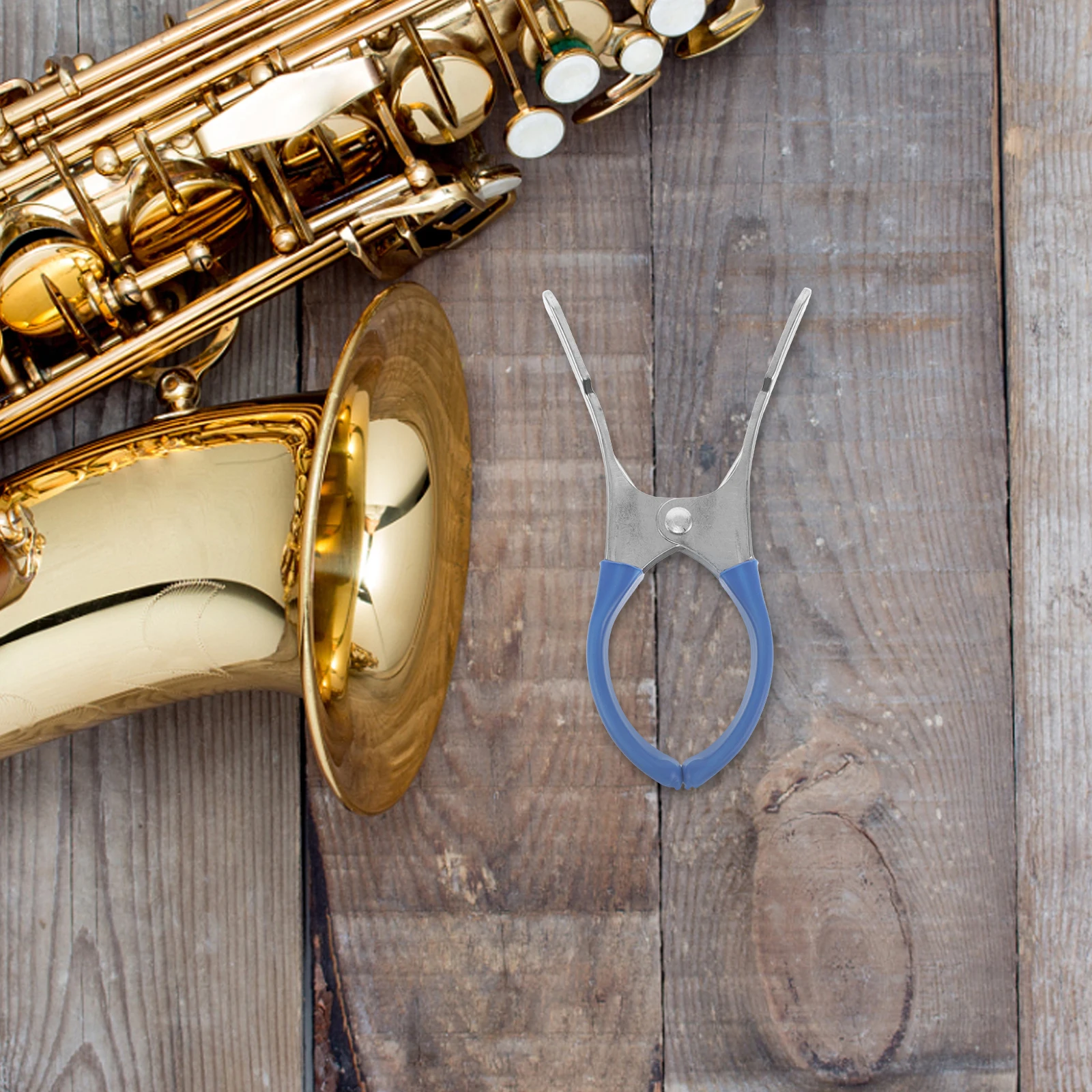 

Saxophone Gasket Clip Clips Accessories for Stringed Instruments Blue Metal Plastic Parts and