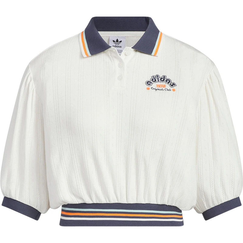 قميص بولو نسائي من Adidas أصلي بثلاثة خطوط JM8000 #5