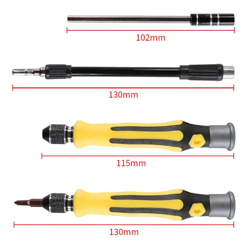 SEQURE 46 In 1 Multifunctional S2 Bit Screwdriver Combination Household Portable Cross Magnetic Screwdriver Set Maintenance Tool