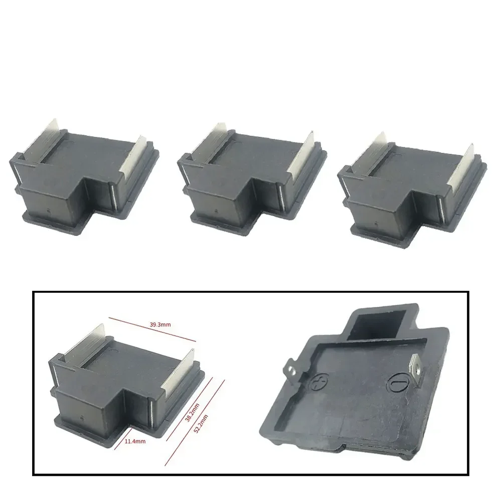 3pcs Battery Adapter Connector Black For Lithium Battery Nice Replacement For Broken Old Power Tool Accessories High Quality