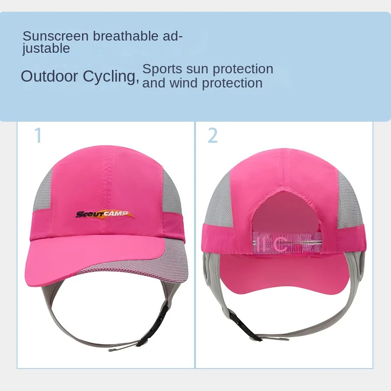 Cap Summer Beach Surfing Hat Men Women Outdoor Breathable UPF50+ Baseball Cap Seaside Sunscreen Hat splash-proof Sun Hat