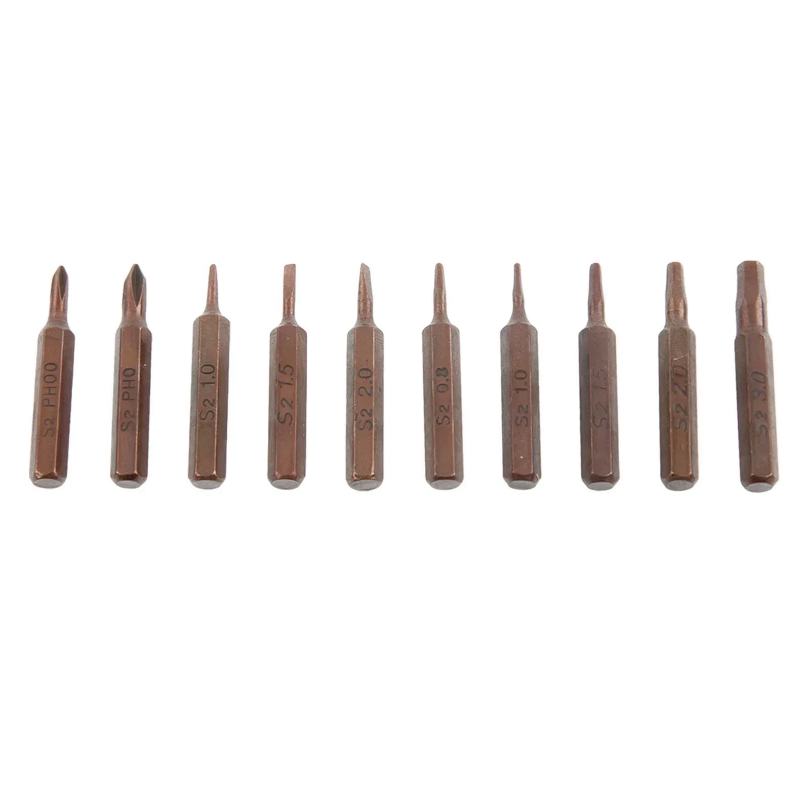 

10pcs 4mm Hexagonal Shank Screwdriver Bit Set Hexagon Slotted Cross Screwdriver Repair Hand Tool With Storage Bar