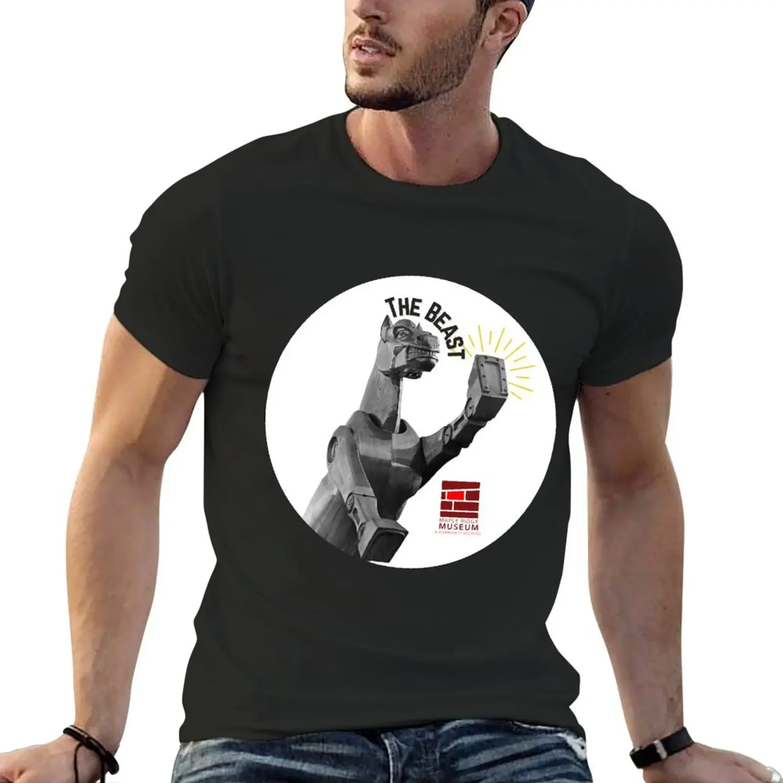 

The Maple Ridge Beast T-Shirt summer top man clothes Aesthetic clothing graphic t shirt vintage cotton t shirt men