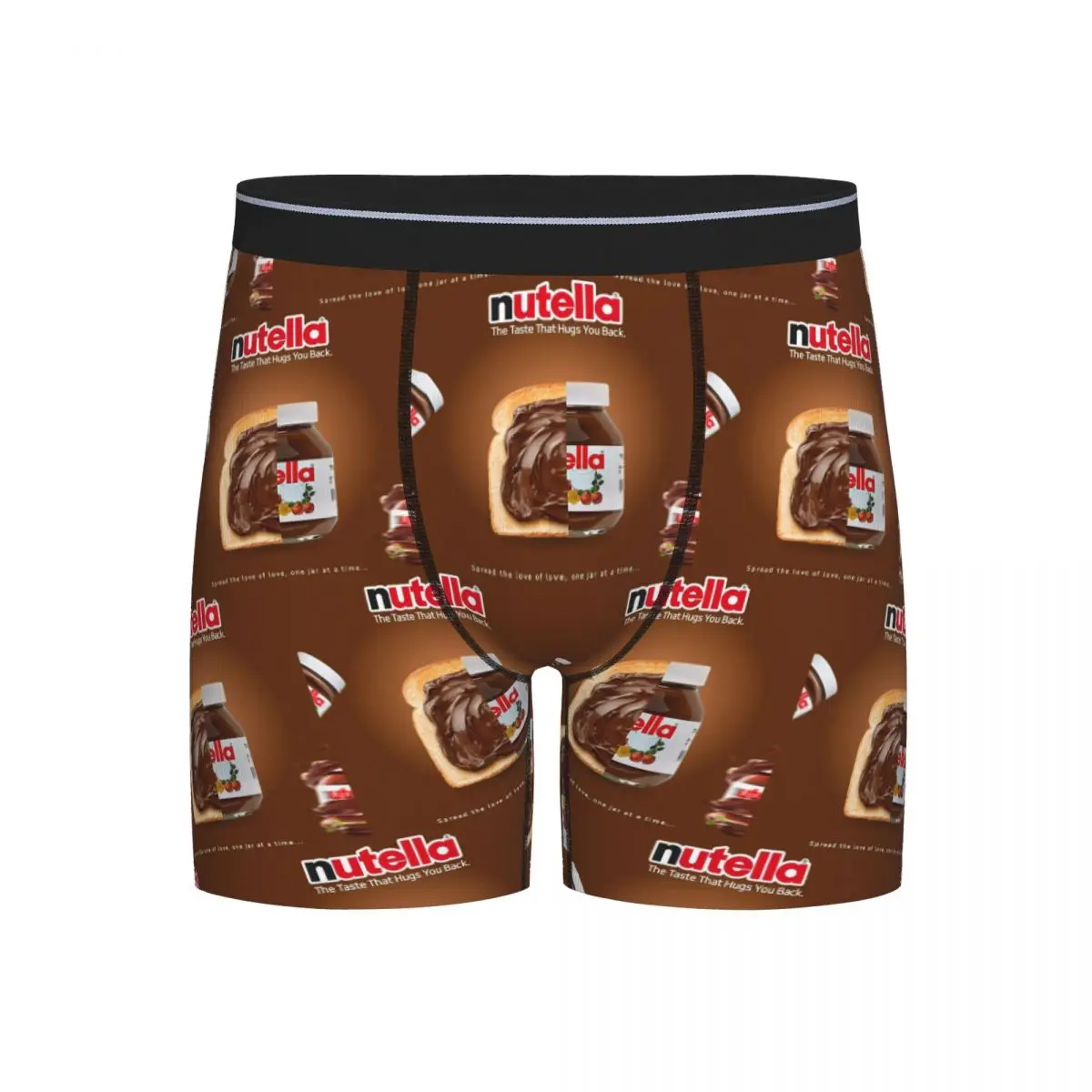 

Длинные трусы-боксеры, шорты Nutella Cutie, мужские мягкие трусы для Homme, мужской подарок бойфренду