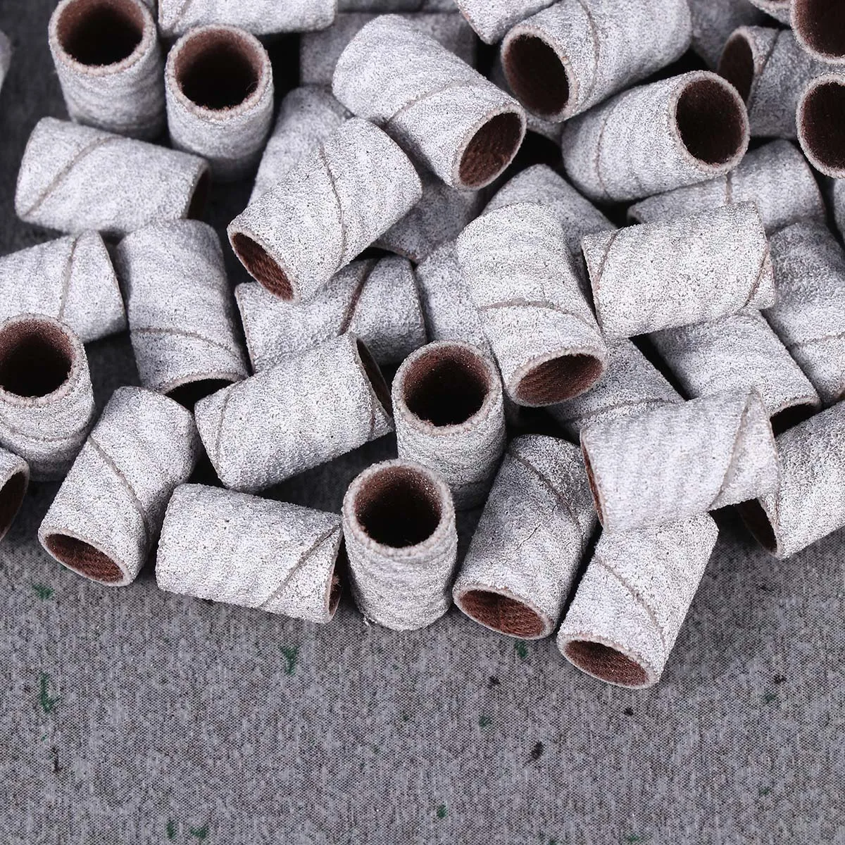 100 قطعة مجموعة أربطة صنفرة الحمار الوحشي الأبيض شريط تلميع الأظافر الاحترافي لإزالة جل الأكريليك تشكيل مزيج اصطناعي طبيعي #6