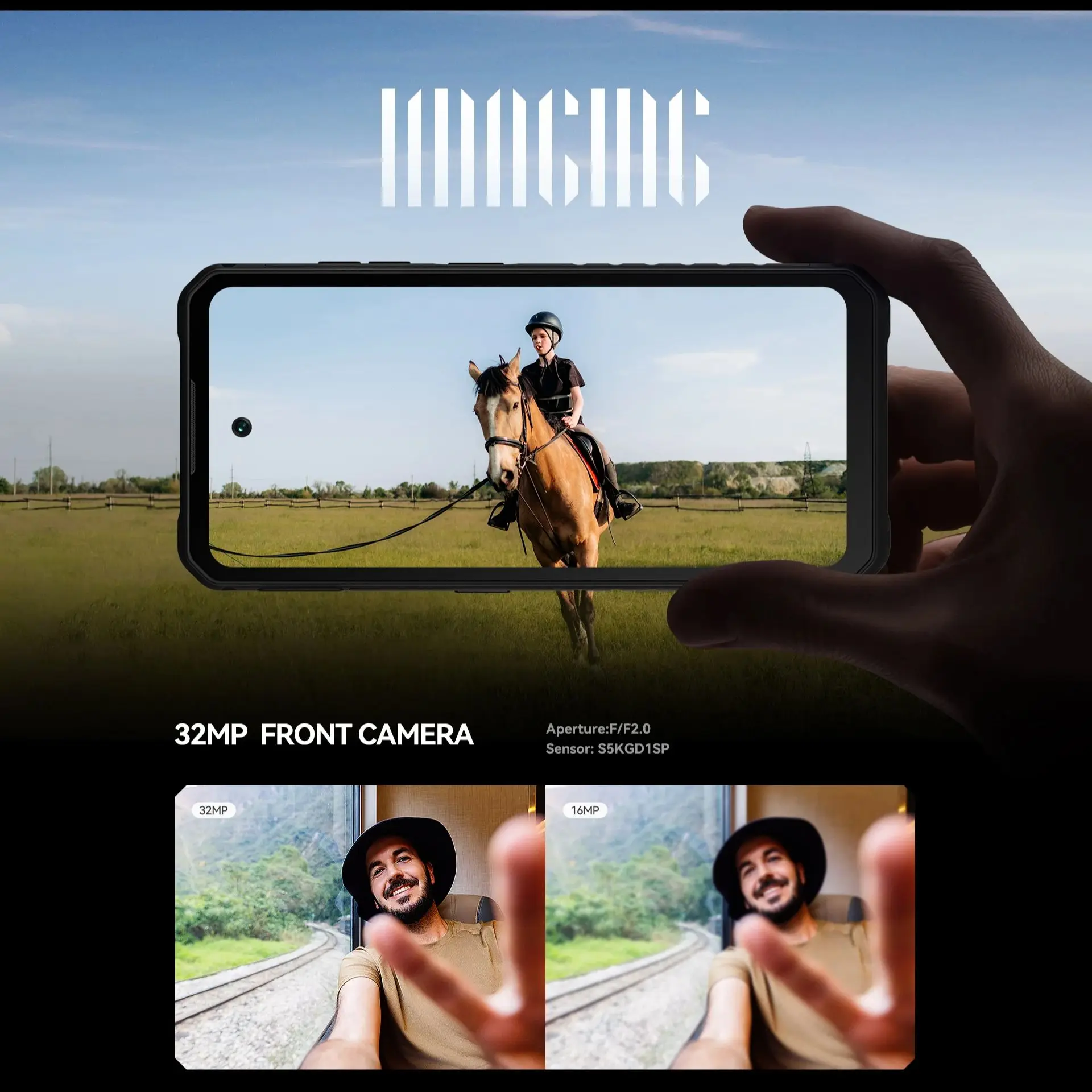 IIIF150 B3 Pro 6.6" Screen 5G Rugged Phone Android 14 Smartphone Dual Display 32GB 512GB 100MP Camera 10800mAh Ultra-Thin Phone