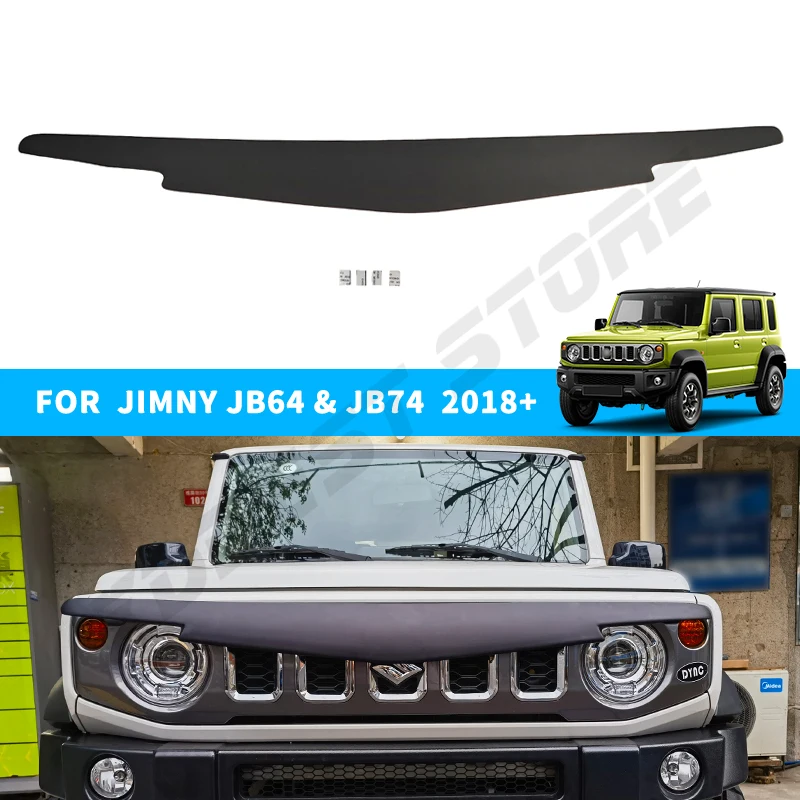 

Car Front Grill Lip Cover Trim Angry Face Racing Grille Decoration Cap for Suzuki Jimny Sierra JB74 JB64 2019+ Bumper Grille Kit