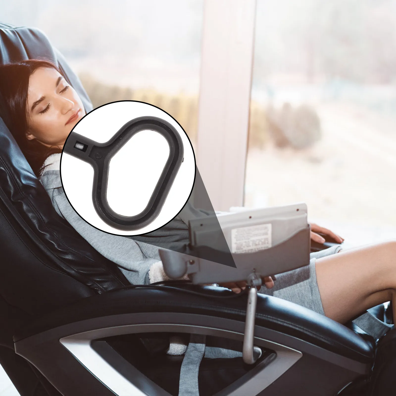 

2pcs 91cm Black Metal Recliner Cable Replacement Universal Size Fit Most Brands Massage Chair Pull Handle Furniture Parts