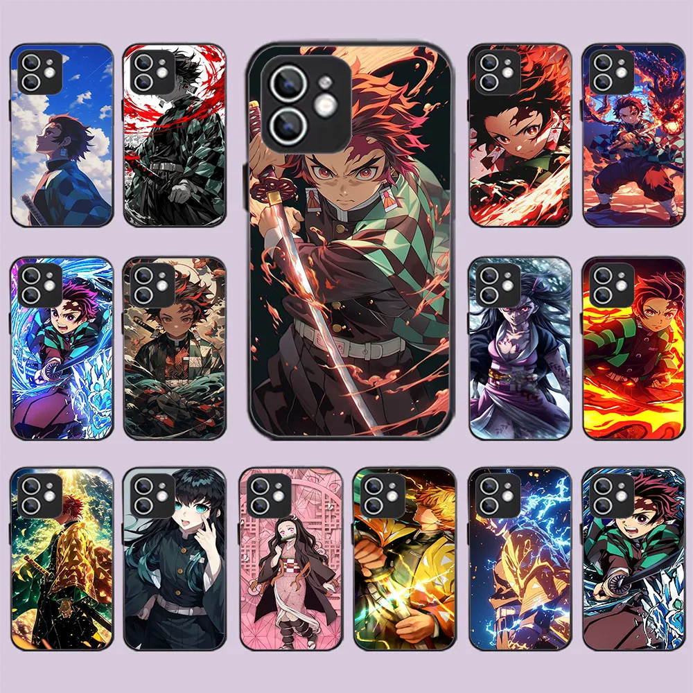 WRA-4 Demon Slayer Черный гибкий чехол из ТПУ для Samsung J2 4 5 6 7 8 A40 M21 30 31 35 51 55 Note 8 9 Quantum2 Pro Prime