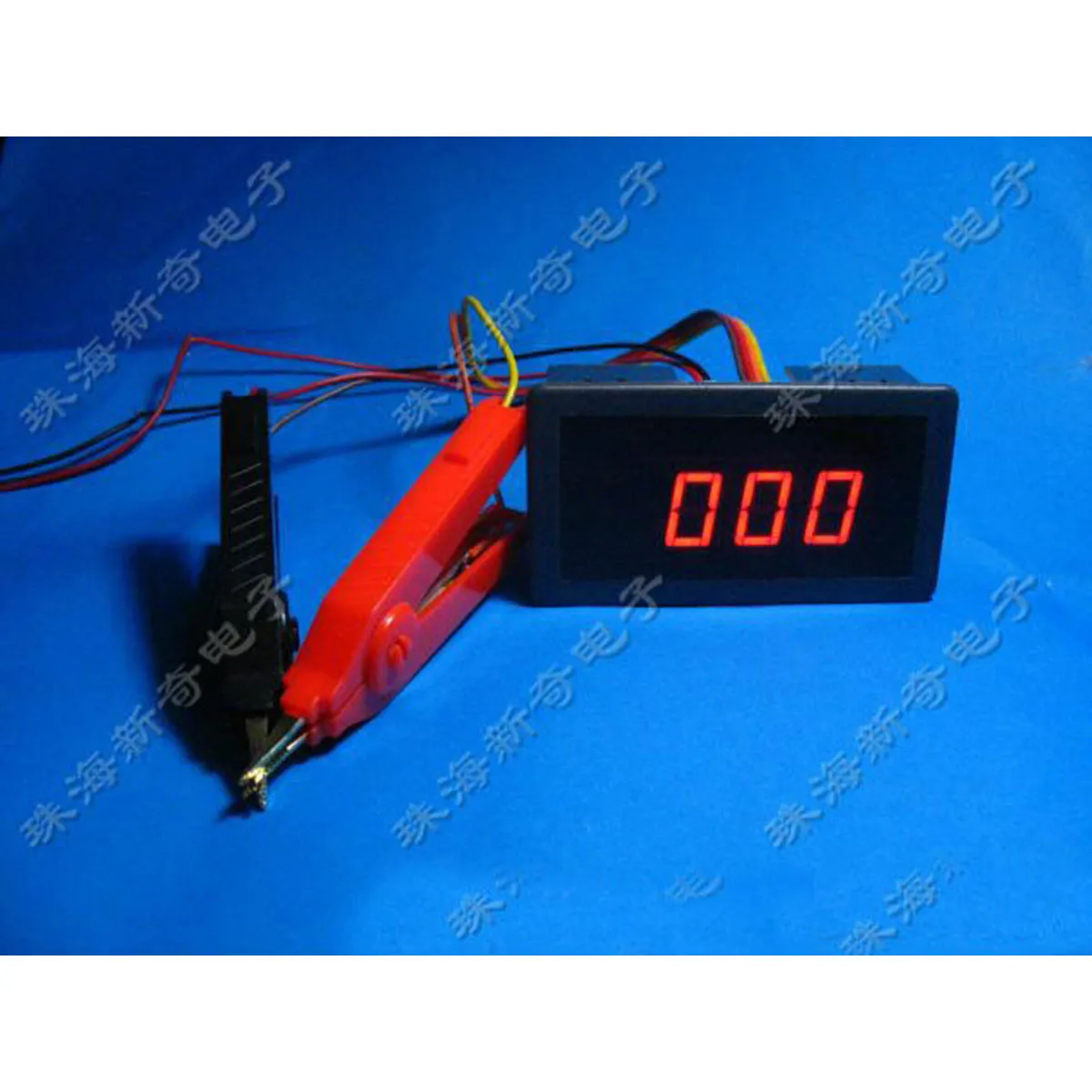 Imagem -02 - Multímetro Digital com Display Led Miliohm Medidor Baixa Resistência Tester Ohmímetro Mais Kelvin Clipe de Teste Ohm 20 Ohm 200 Ohm