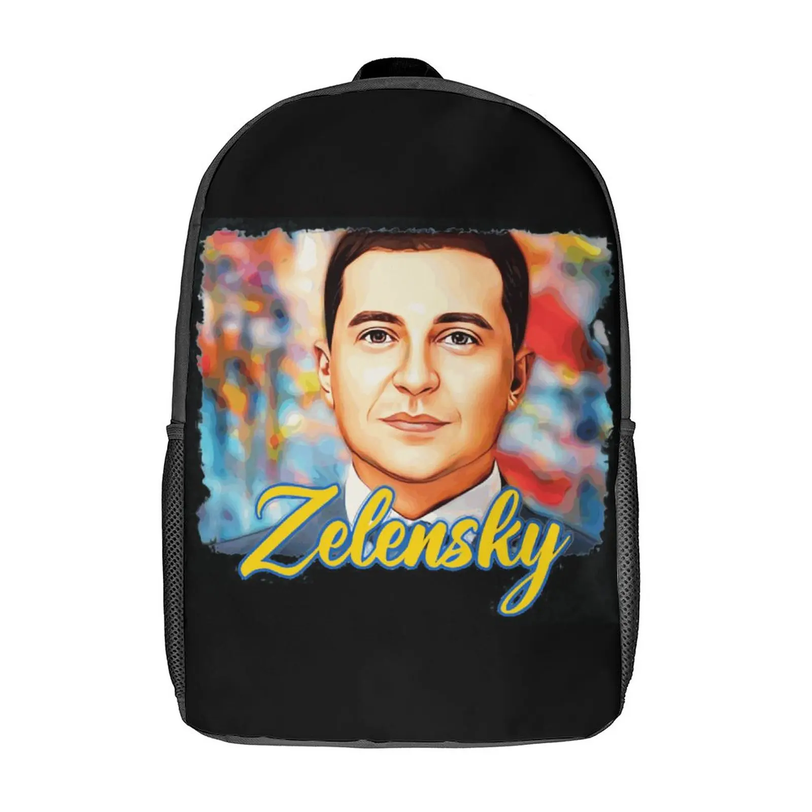 

Zelenskys Ukraine Ukraine Firm Cosy Toothpaste 3 in 1 Set 17 Inch Backpack Lunch Bag Pen Bag Travel Graphic Cool