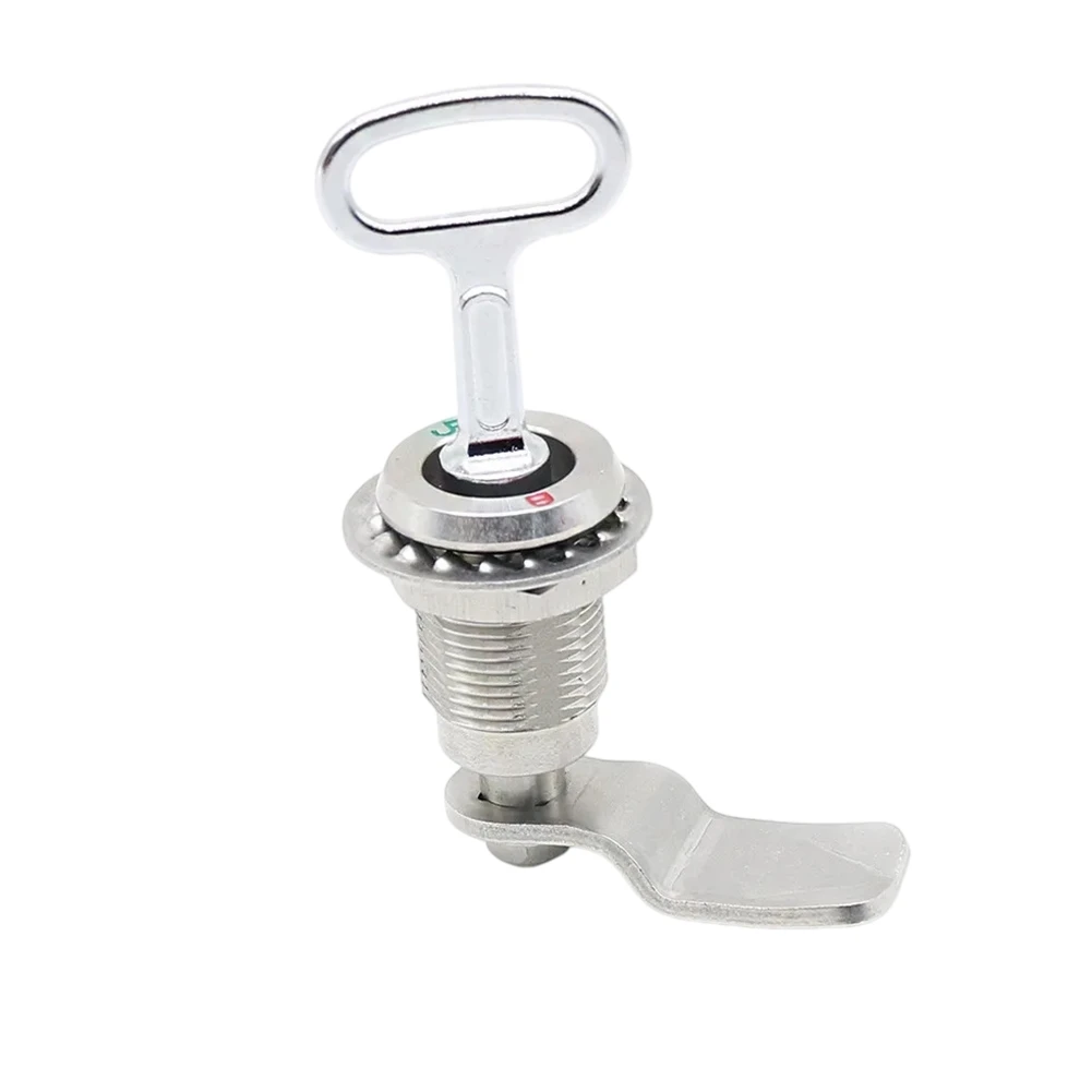 Stainless Steel Mechanical Lock Featuring Telescopic Adjustment and Triangular Profile for Distribution Box and Cabinet Use