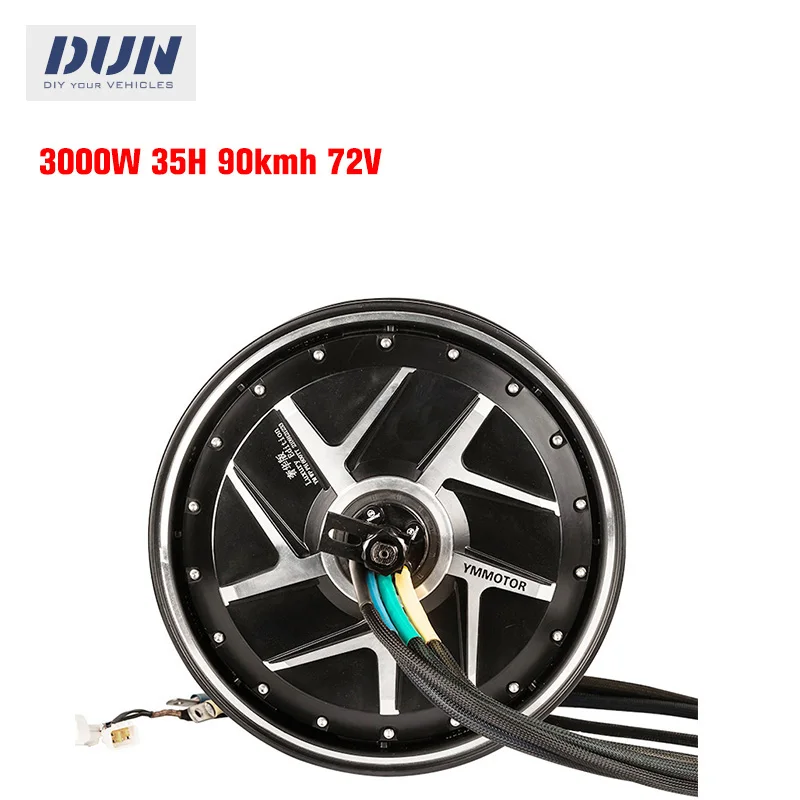 

YUMAMOTOR 13*3.5inch 3000W 35H 90kmh WP Brushless Electric Wheel Hub Motor