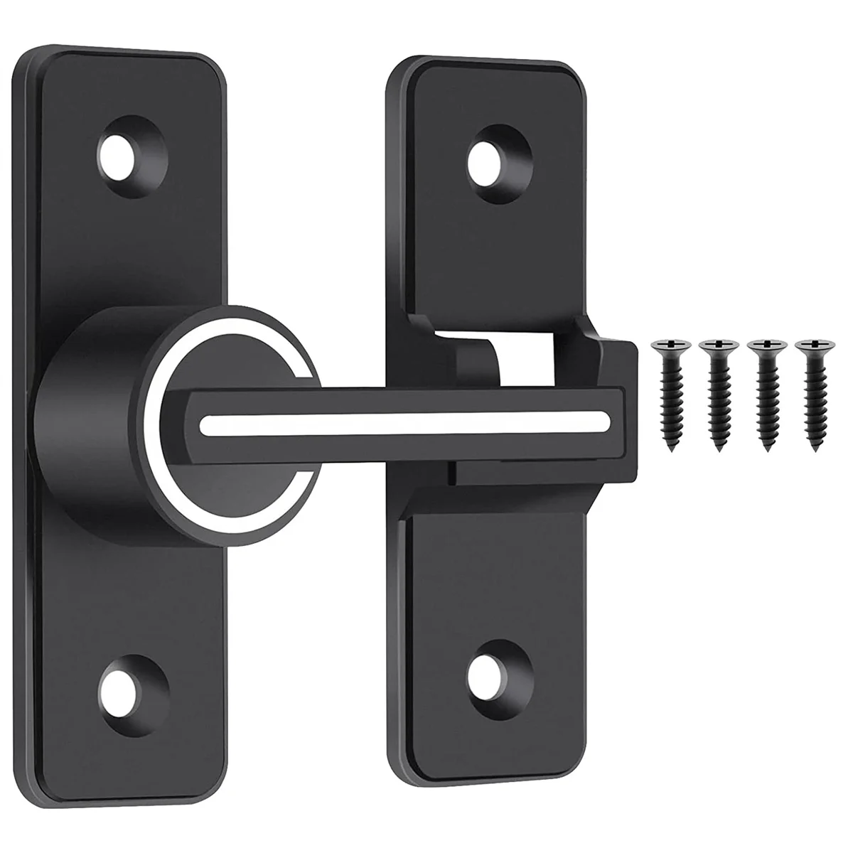 

Luminous Barn Door Lock,Sliding Barn Door Latch,180 Degree Heavy Duty Gate Latch Suitable for Garden,Garage