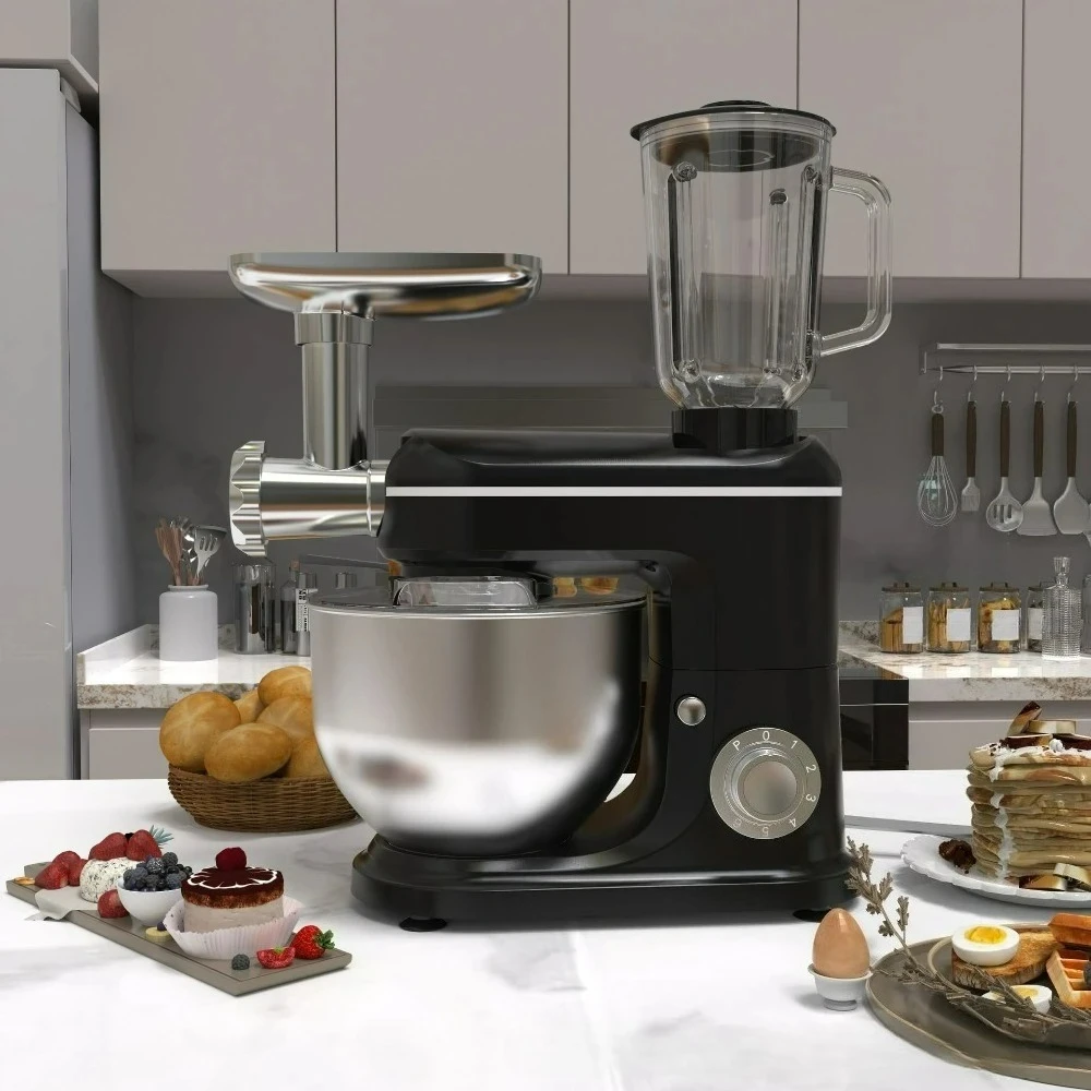 Multifunctional Household Chef Kneading Machine Automatic Egg Blender Meat Grinder Juicer 3