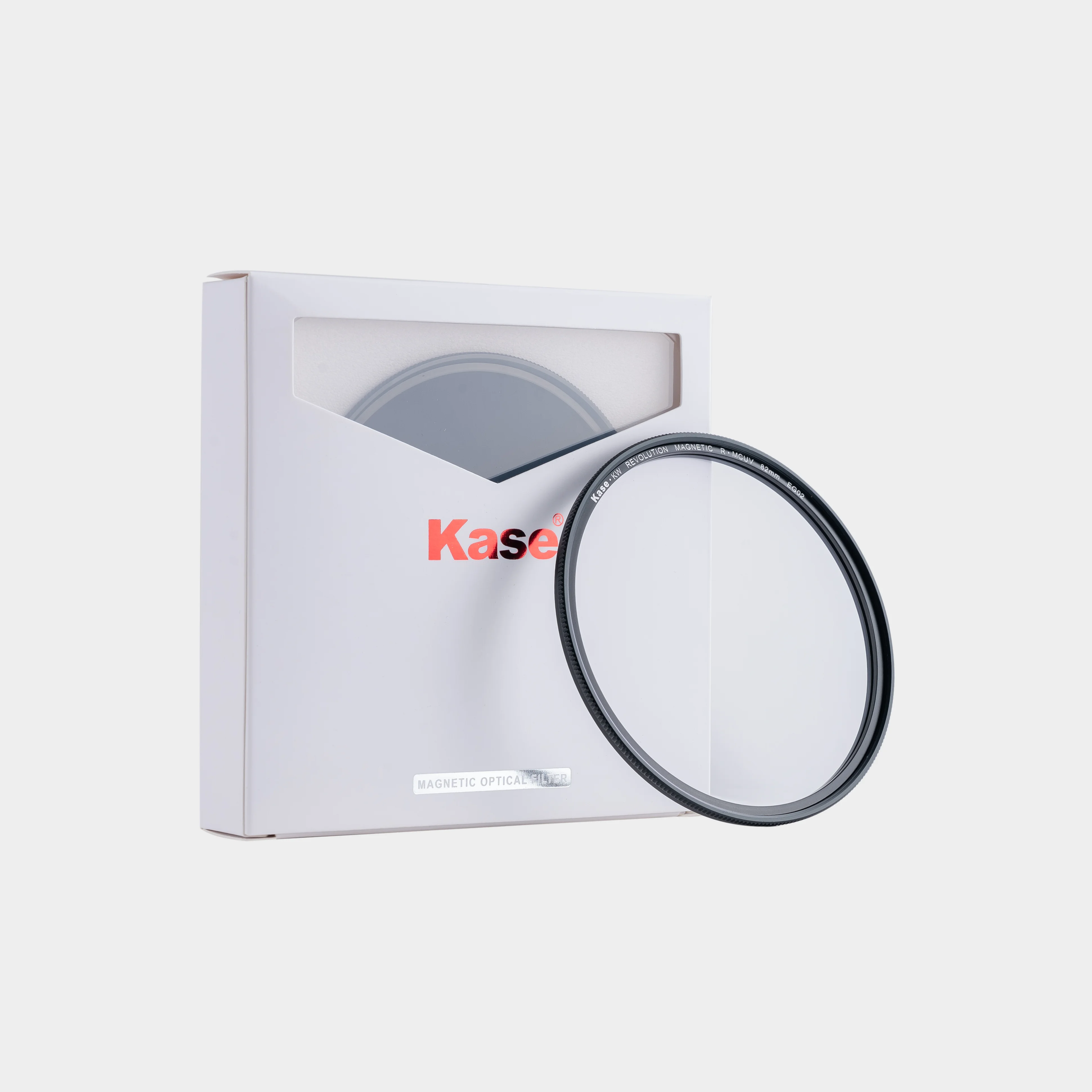 Kase KW Revolution Magnetic CPL Filter 49 52 55 58 62 67 72 77 82 86mm Silver Frame ( with magnetic adapter ring )