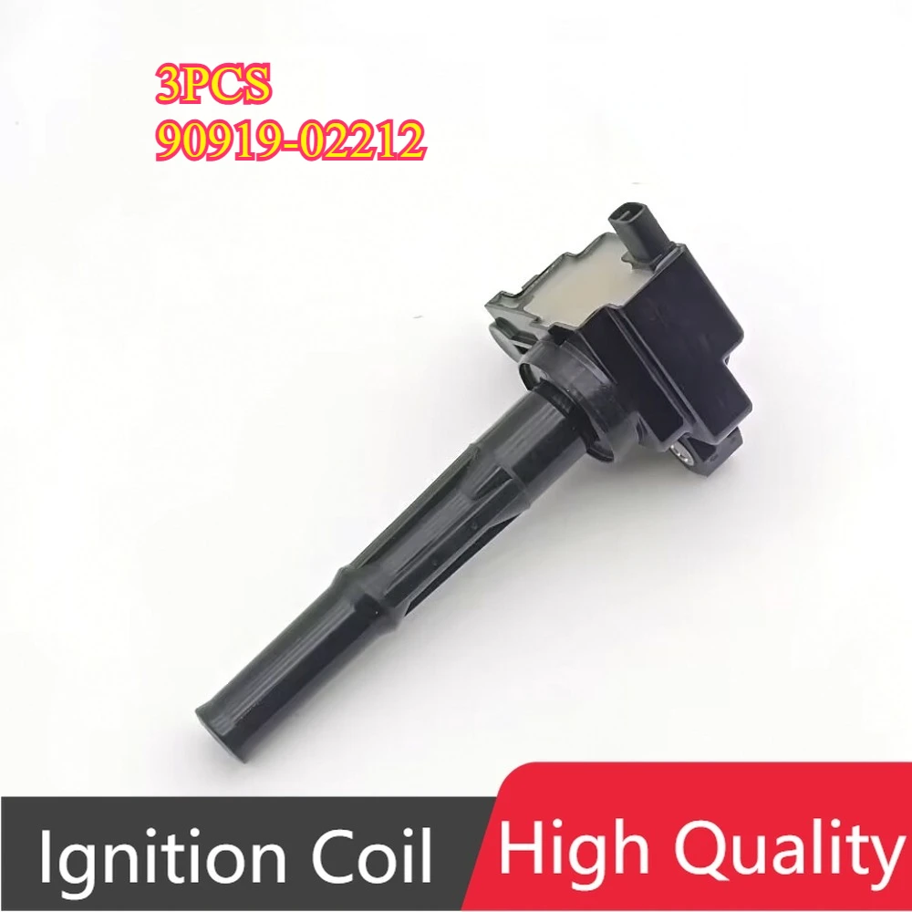 

3 шт. 90919-02212 UF156 9091902212 0297007951 Катушка зажигания для Toyota Tacoma Tundra 4Runner T100 3.4L V6 3RZFE 5VZFE 5VZ-FE