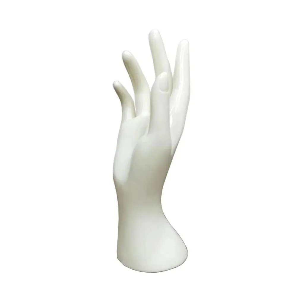 

New Plastic Jewelry Display Hand Model Black/White Sketch Decoration Ring Organizer Stable Display Props Mannequin Hand