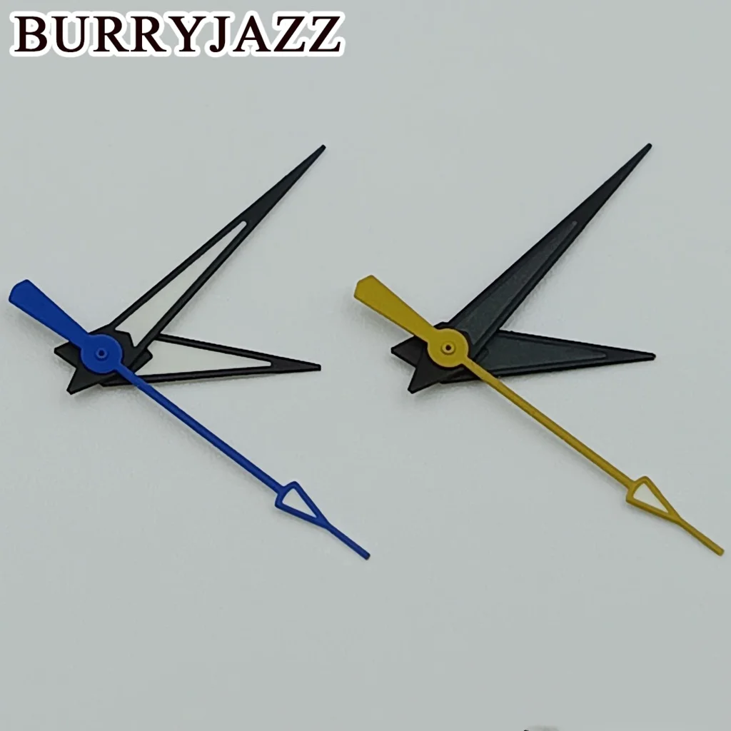 Arrow‑Style Watch Hands+Pointed Tip Second Hand C3Green Luminous For NH34 NH35 NH36 NH38 NH39 NH70 NH72 Movement Watch Mod Parts