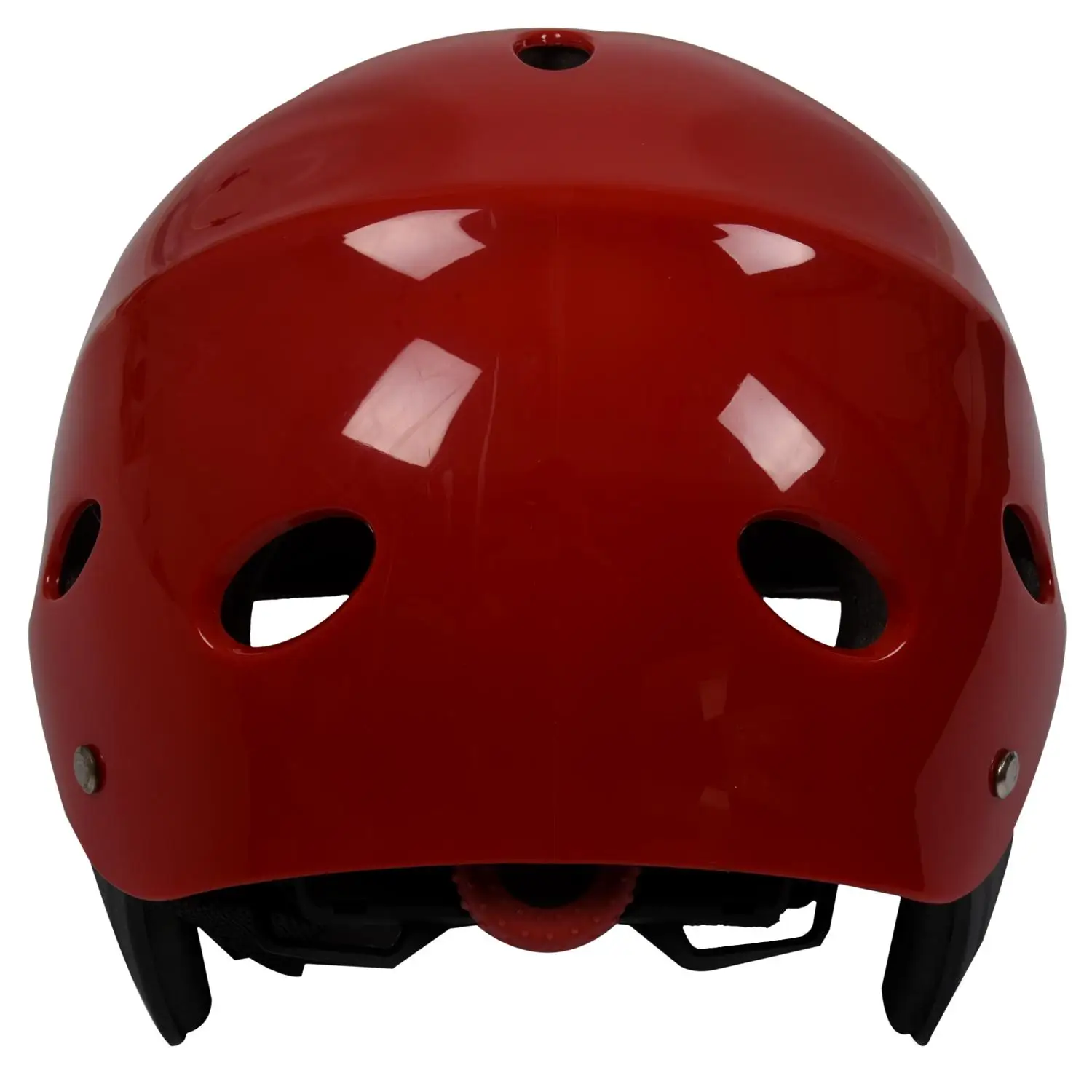 Safety Protector Helmet 11 Breathing Holes for Water Sports Kayak Canoe Surf Paddleboard - Red