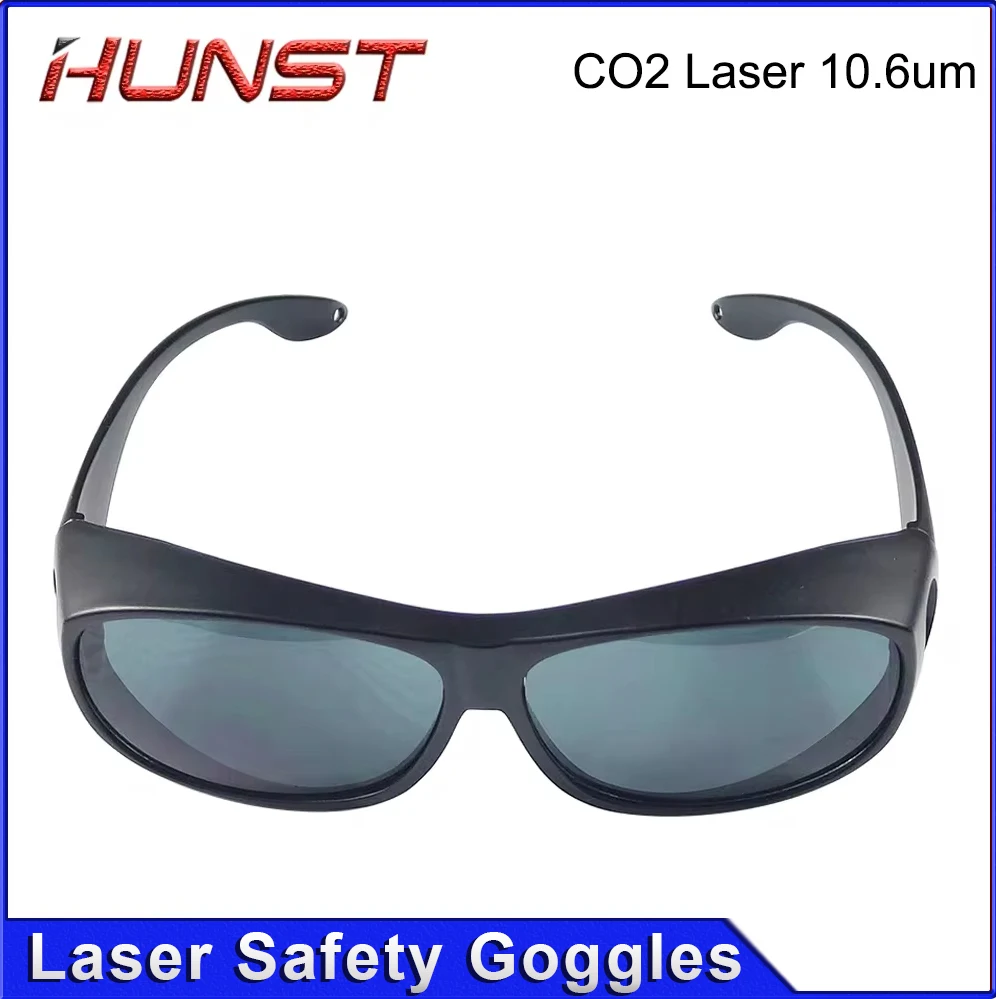 HUNST CO2 OD6+ Laser Safety Glasses For Marking Cutting Machine Parts 10600nm Protective Eyewear Goggles