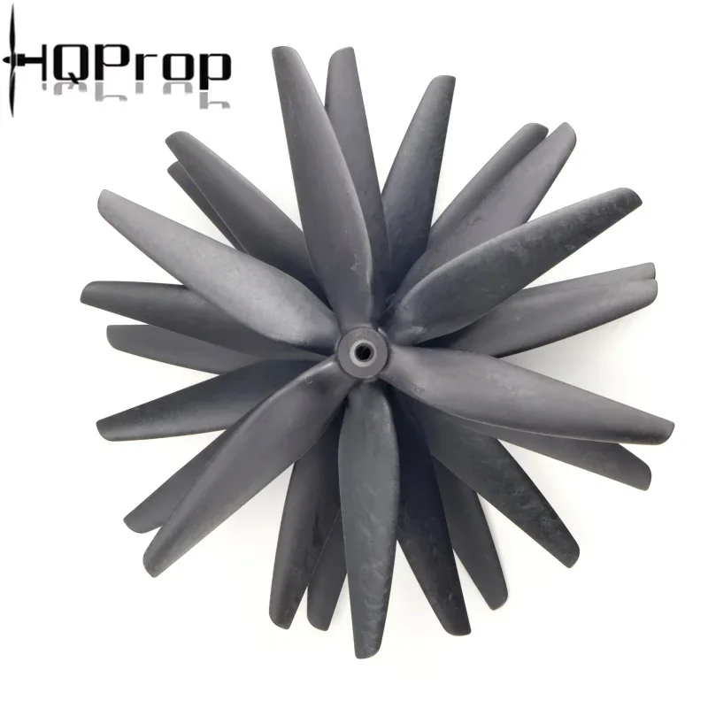 Macroquad Prop 10X5X3 9X5X3 1050/9050 10 Zoll 9 Zoll 3-Blatt Schwarz Carbonverstärkter Nylon-Propeller für RC FPV Drohnen HQProp HQ