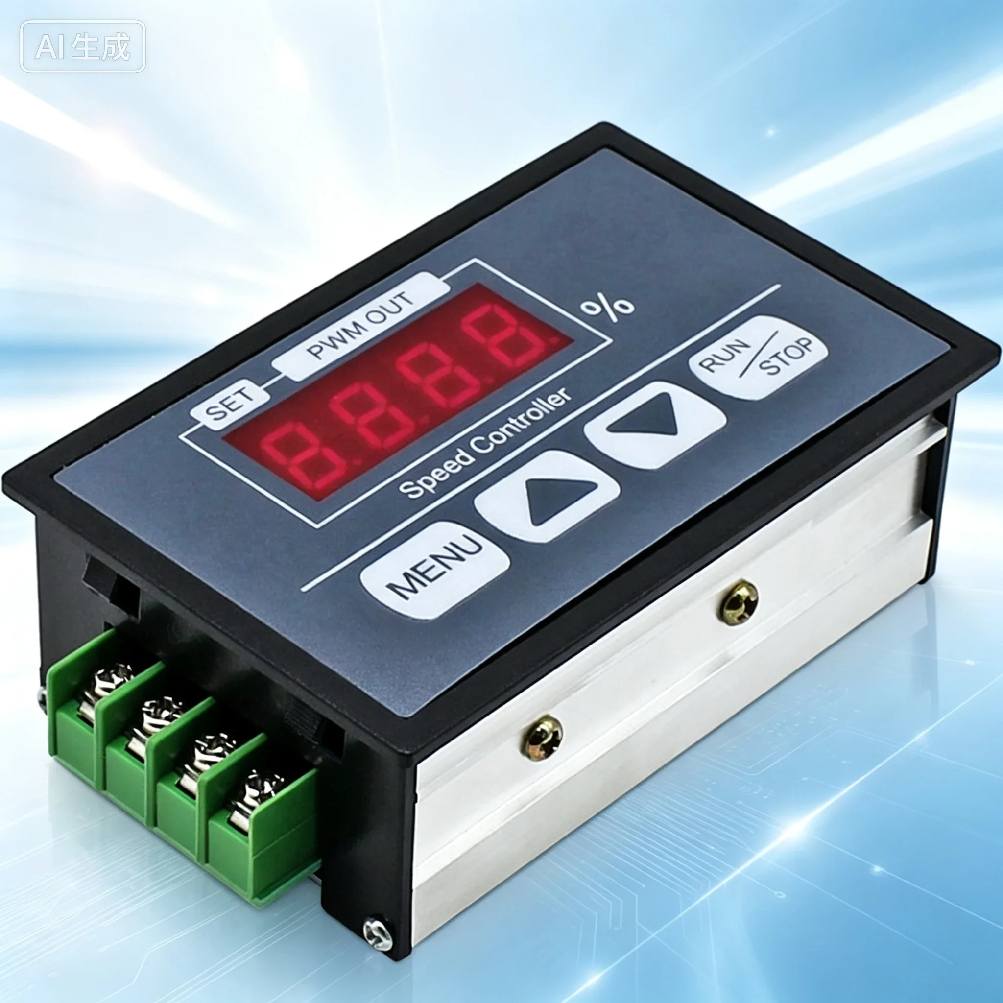 Soft Start & Stop Motor Driver Board for DC Brushed Motor Speed Controller, 20A, 12V 24V 36V 48V