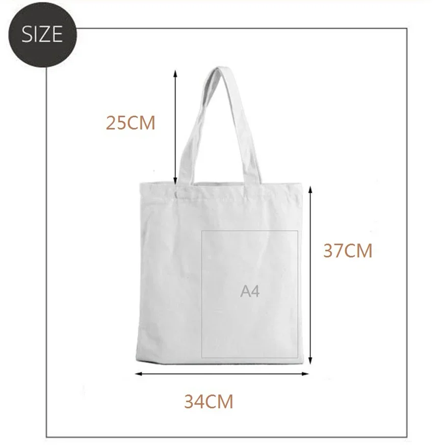 Cute Cat Canvas Tote Bag Women Casual Shopping Bags Female Large capacity handbag Girls Tote Shoulder Bags