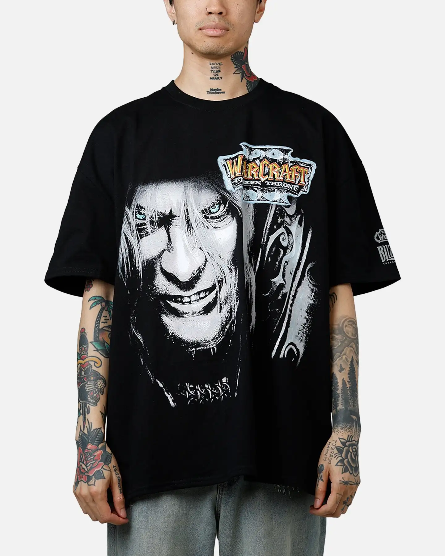World of Warcraft III The Frozen Throne Graphic T-Shirt Cotton Men Women Streetwear Tee