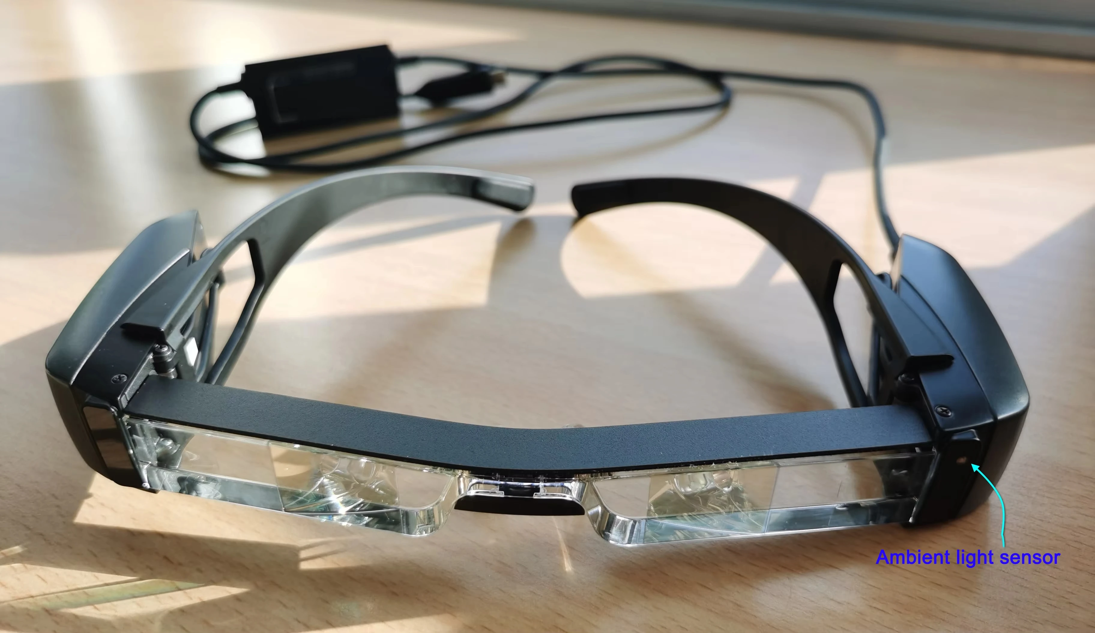 Epson Moverio BT-40 Smart Glasses AR-Headset 120 Zoll Full HD 1080P OLED-Mikroprojektion Freisprecheinrichtung für Smartphones bis zu 6,8 Zoll