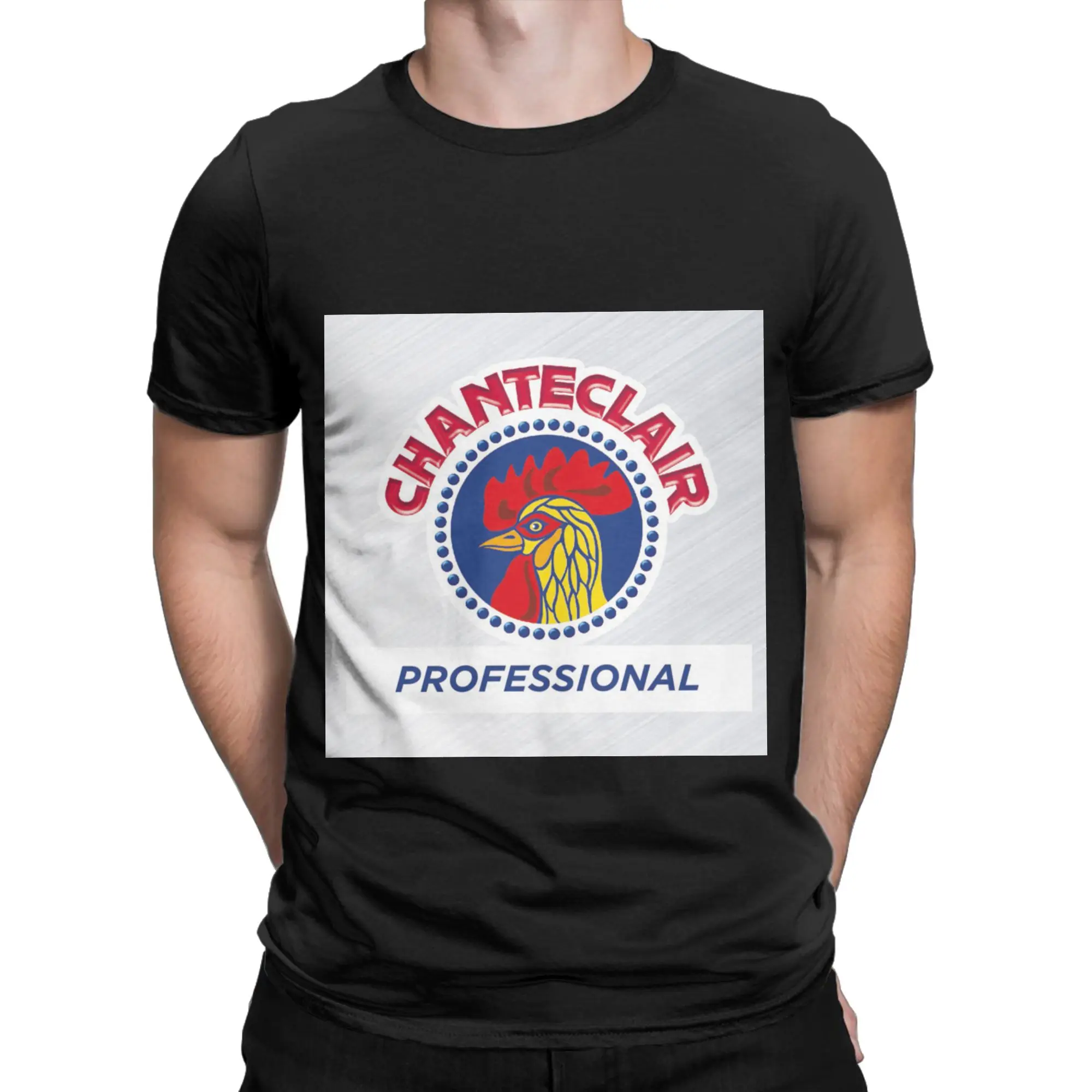 Rooster Professional Graphic 100% Cotton T-Shirt Chante Clair Tops Tees For Men