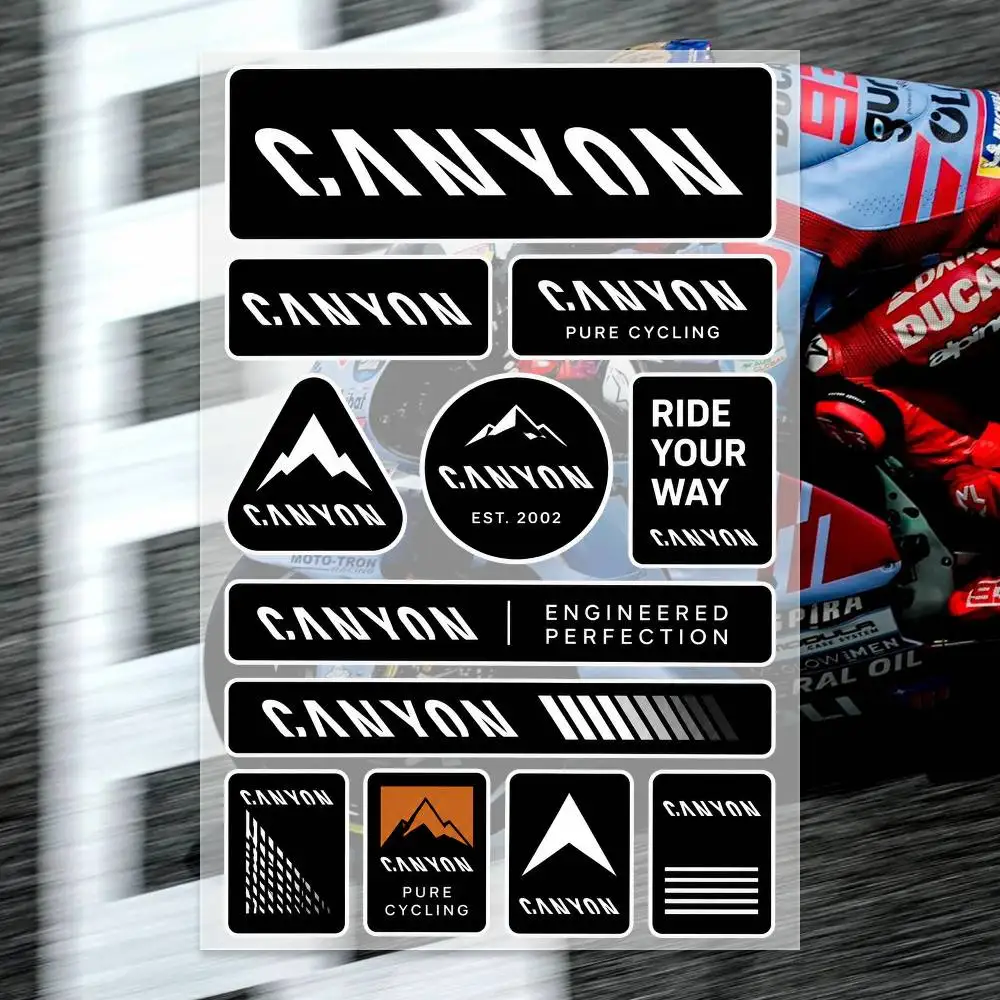 C-A-nyon Stickers Moto Sticker Auto Body Bumper Windows Motorcycle Laptop Walls Vinyl Decal Car Tuning Accessories