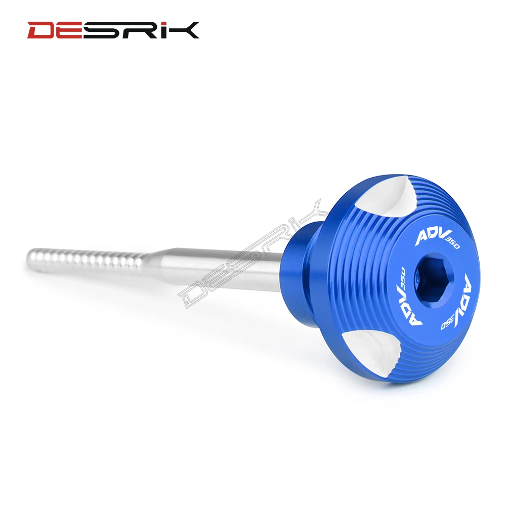 For HONDA ADV 350 ADV350 Motorcycle CNC Engine Oil Tank Dipstick probe Level Gauge Meter Oil Cap
