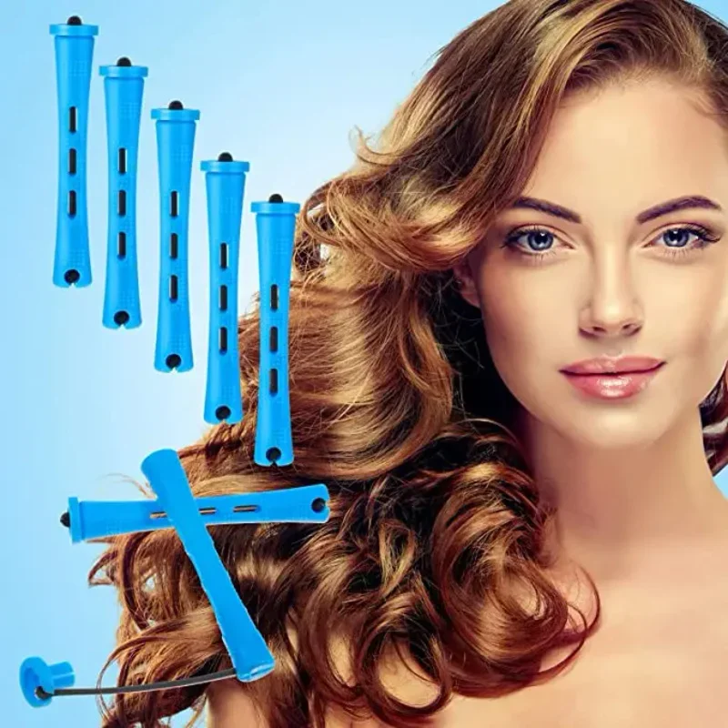 12/60pcs Long Short Hair Curler Rods Rollers Curling Maker Accessory for Woman Household Professional Barbershop Salon