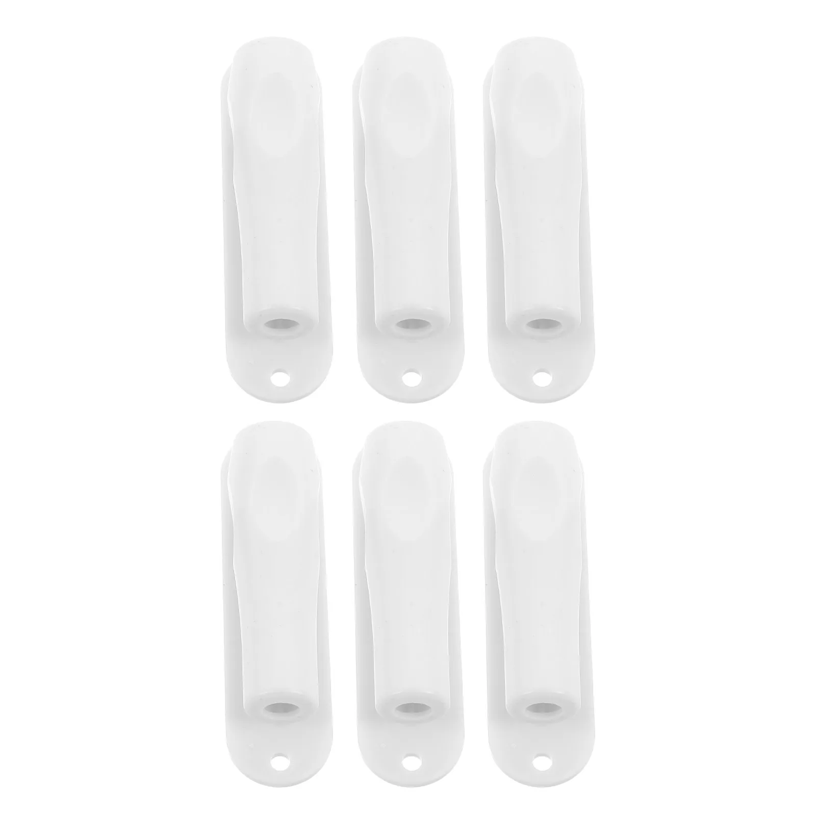 6Pcs Plastic Self-Adhesive Pen Clips Holder for Notebook Journal Office Desk Clipboard Car Organizer Journal Pen Clip