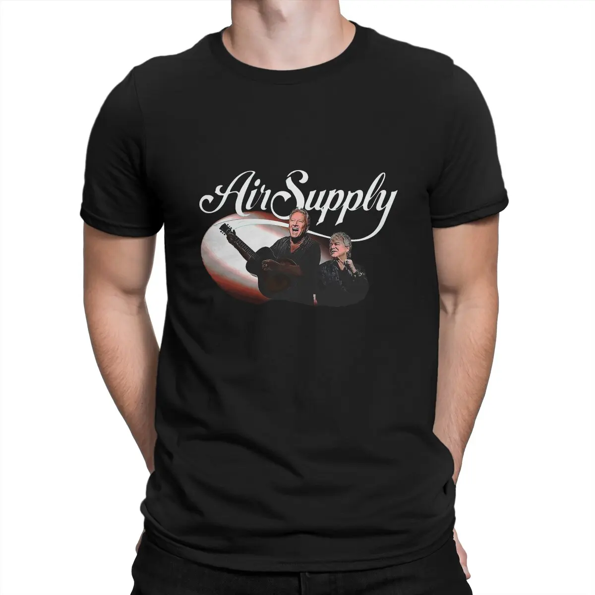 Merchandise Air Supply Men TShirt Air Supply O Neck Tops 100% Cotton T Shirt Funny Top Quality Birthday Gifts