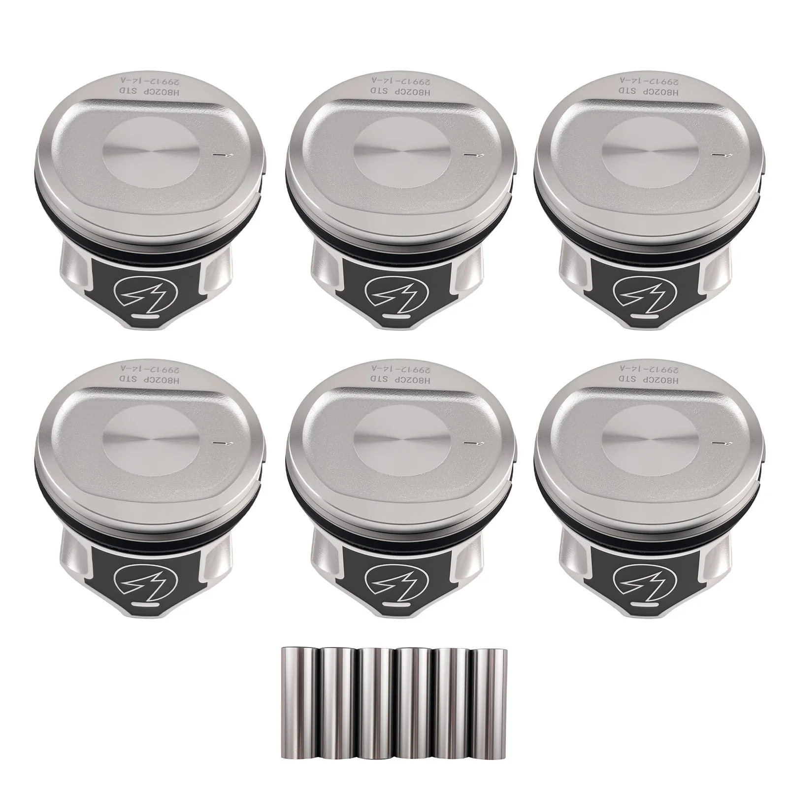Engine Rebuild Piston Set for Jeep 4.0L L6 Wrangler TJ 1996-2006 H802CP for 41870CP060 41870CP-060 4798331