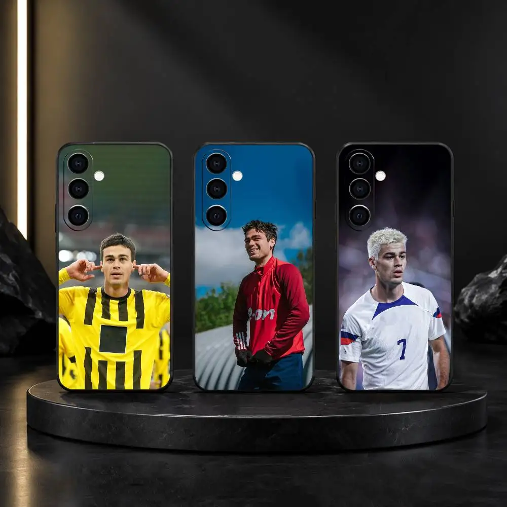 G-Giovanni R-Reyna-S 7 Phone Case For Samsung Galaxy A91,80,73,72 ,71,53,52,32 ,31,22,21s,20,Soft Black Case