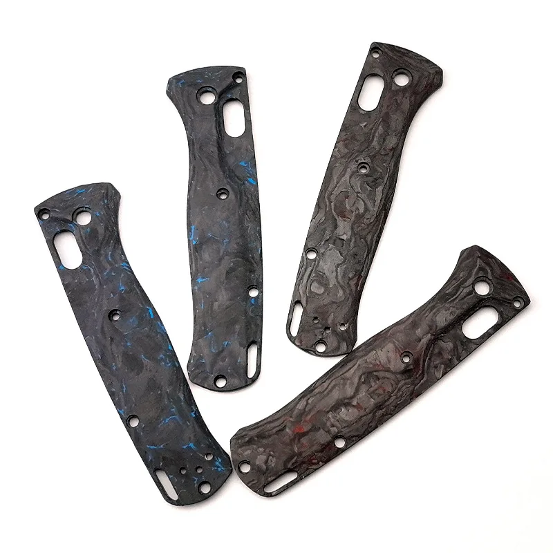 

Custom 2 Colors 3K Full Carbon Fiber Material Knife Scales Handle Patch For Genuine Benchmade Bugout 535 Knives Grip DIY Parts